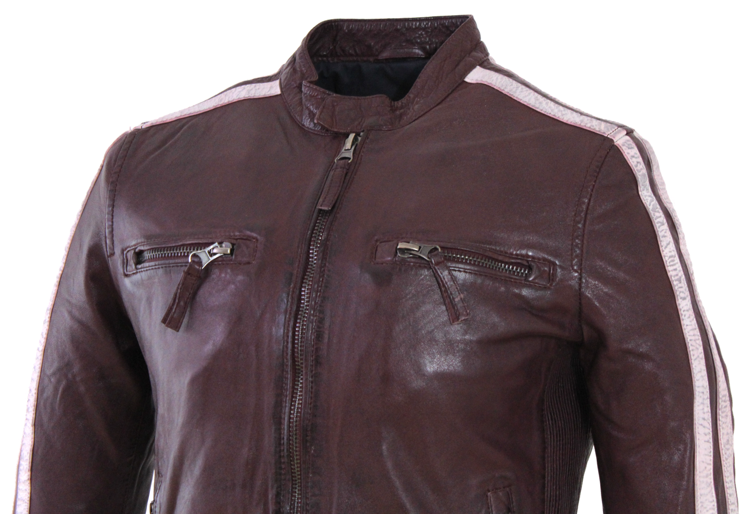 Rica, Bordeaux Rot, S - LEDERJACKE.de - Best Leather Design.
